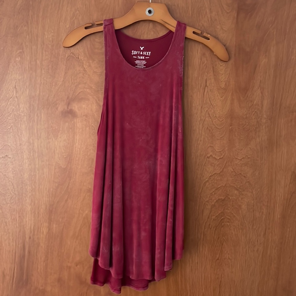 American Eagle Red Tank Top